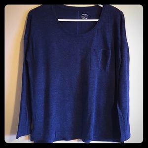 Old Navy navy blue boyfriend top